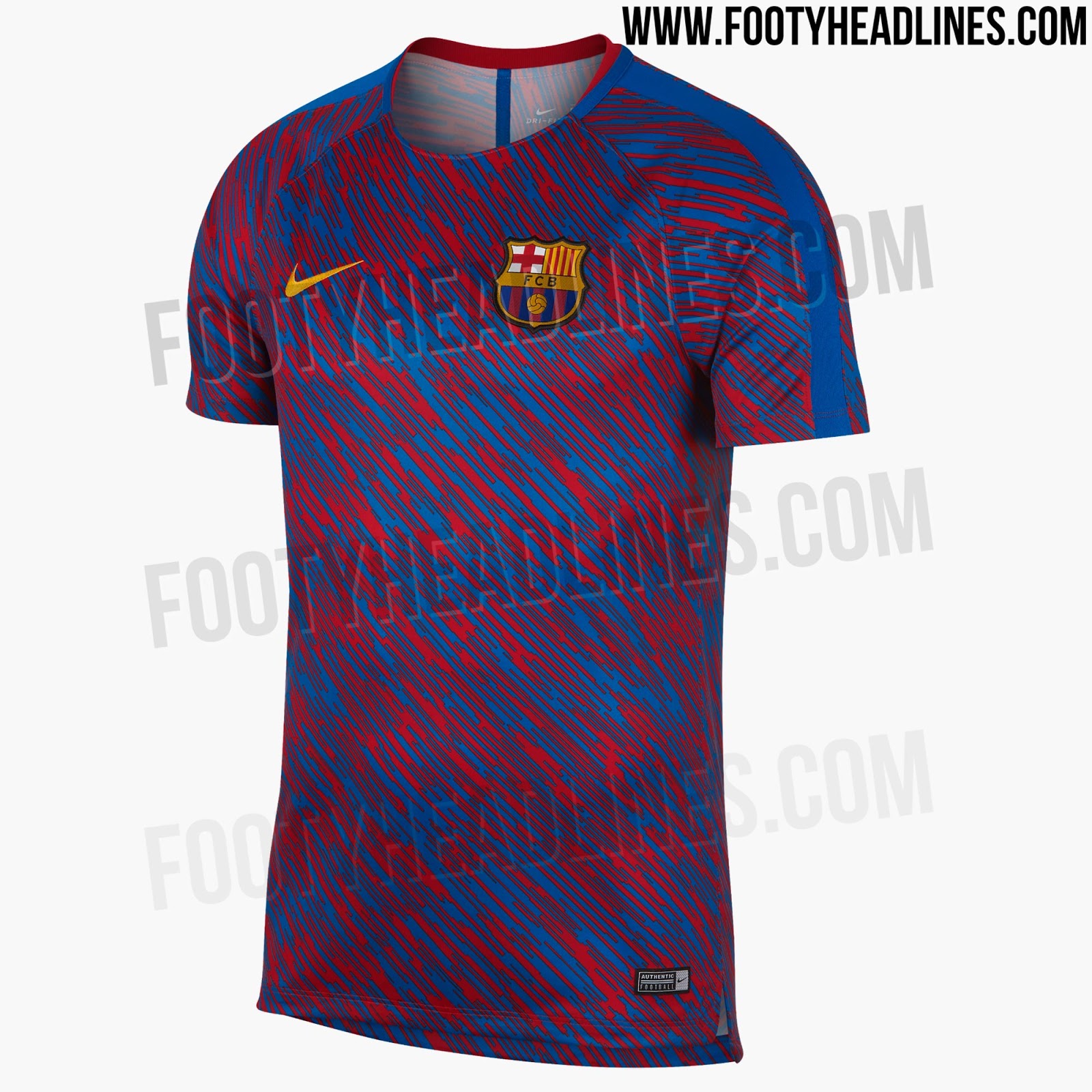 Fc barcelona pre match jersey 2019 sales